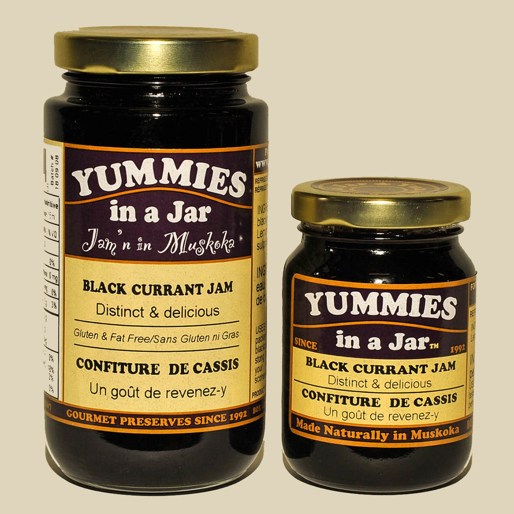 Black Currant Jam and Black Currant Oil Free Vinaigrettes - Delicious!