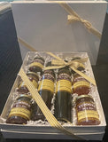 Gift Box with any 2 Vinaigrettes and any 6 Small Jars of Jams or condiments