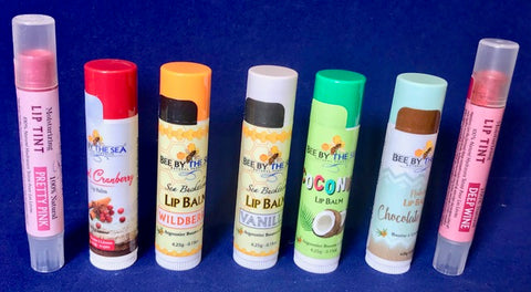 +Bee by the Sea Lip Balms