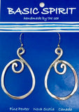 #Pewter - Abstract Earrings