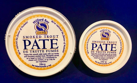 **Smoked Trout Pate.  Available in 2 sizes.  In-store or Curb side Pick Up Only